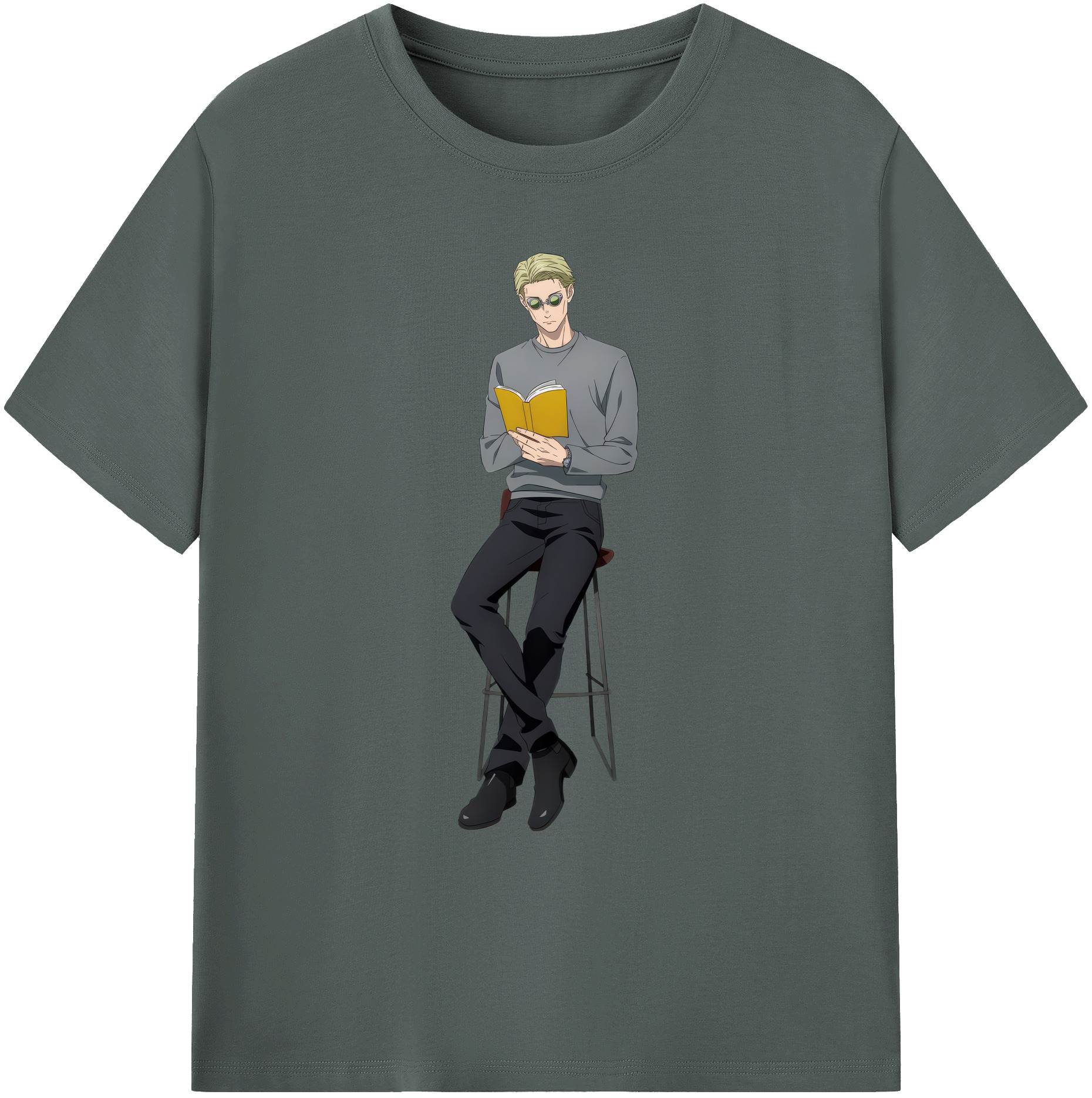 （画像用） 呪術廻戦 Jujutsu Kaisen 綿100％ メンズ半袖Tシャツ｜肌触りやわらか＆通気性